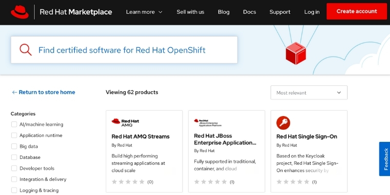 Red Hat Marketplace